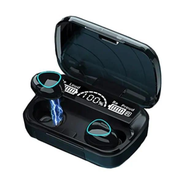 *Product Name*: M10 Digital Display Case Earbuds, Black
*Product Description*: Earbuds That Help You In Hearing And Connecting With The World Around You
*Product Details*:Material: ABS Plastic
Model: M10
Product Features: Transparency Mode For Hearing And