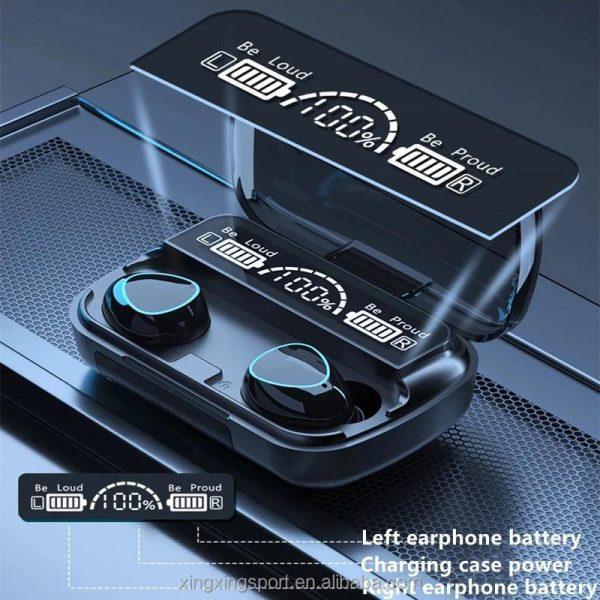 *Product Name*: M10 Digital Display Case Earbuds, Black
*Product Description*: Earbuds That Help You In Hearing And Connecting With The World Around You
*Product Details*:Material: ABS Plastic
Model: M10
Product Features: Transparency Mode For Hearing And