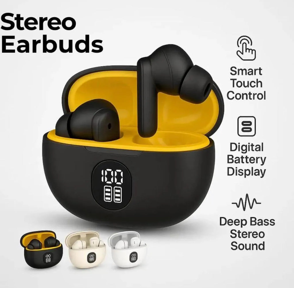 *Product Name*: Wireless Stereo Earbuds 
*Product Description*: TWS 895B V5.3 Stereo Earbuds
*Product Details*:Material: ABS Plastic
Connectivity Tech: Bluetooth
Bluetooth Version: Bluetooth 5.3
Product Feature: Long-Lasting Battery With Fast Charge, Desi