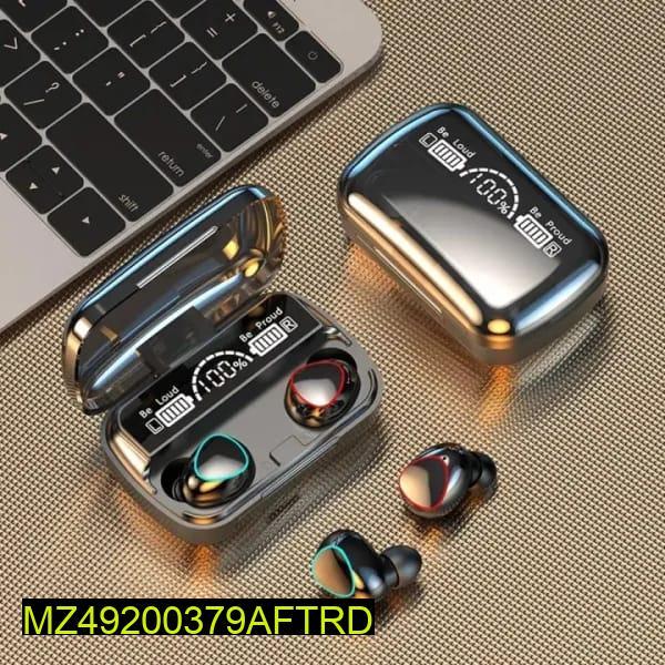 *Product Name*: M10 Digital Display Case Earbuds, Black
*Product Description*: Earbuds That Help You In Hearing And Connecting With The World Around You
*Product Details*:Material: ABS Plastic
Model: M10
Product Features: Transparency Mode For Hearing And